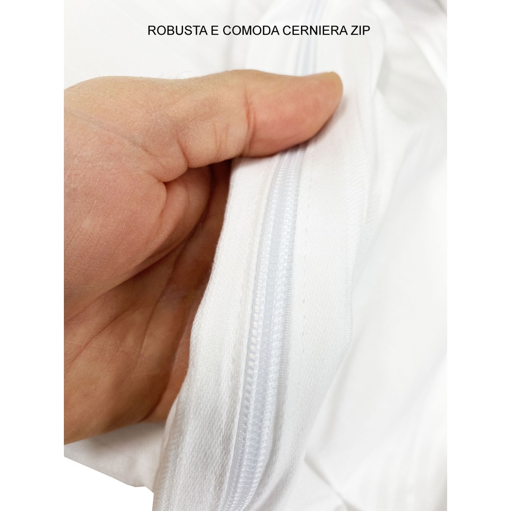 FUNDA DE COLCHÓN ITALO, PUFF CON CREMALLERA L de altura cm. 27 para colchones altos