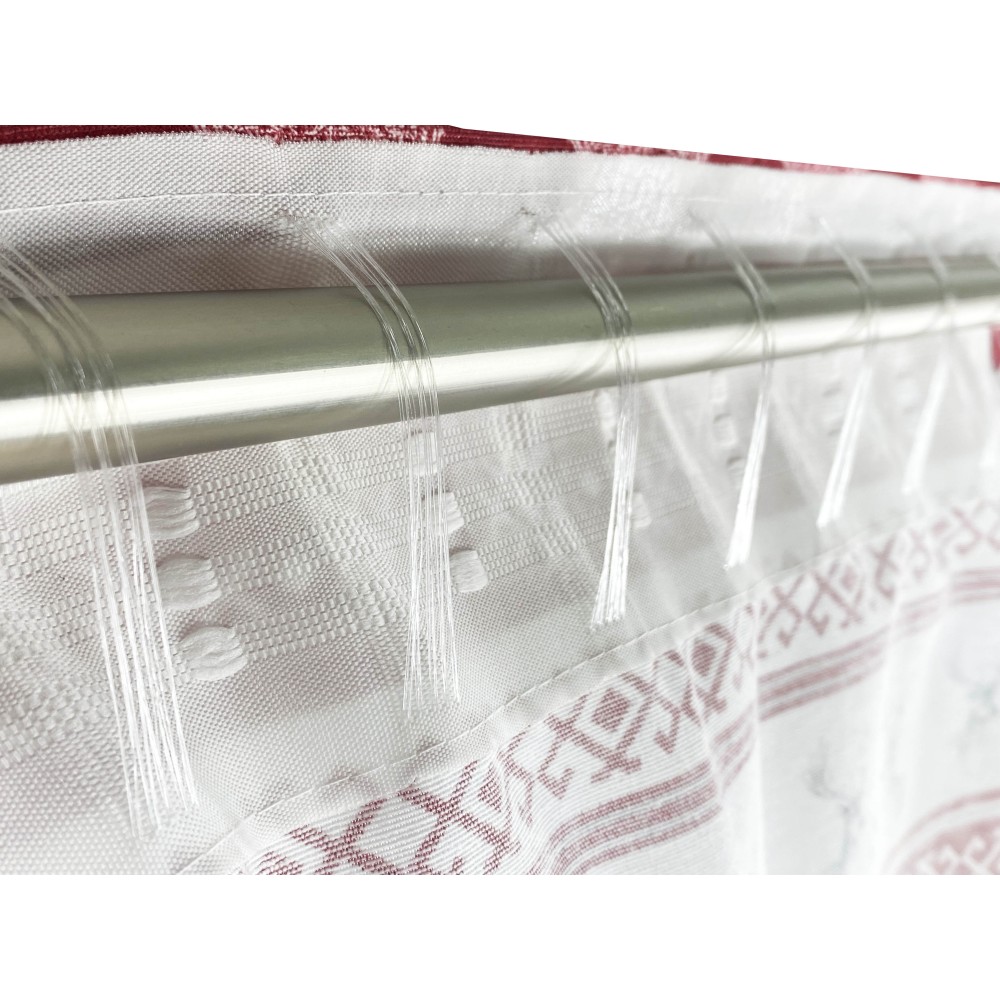 TENDA CERVINO rosso cm.160X300 confezionata MADE in ITALY