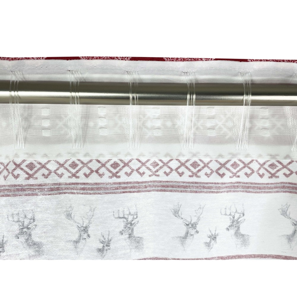 CARPA CERVINO rojo cm.160X300 hecho MADE in ITALY