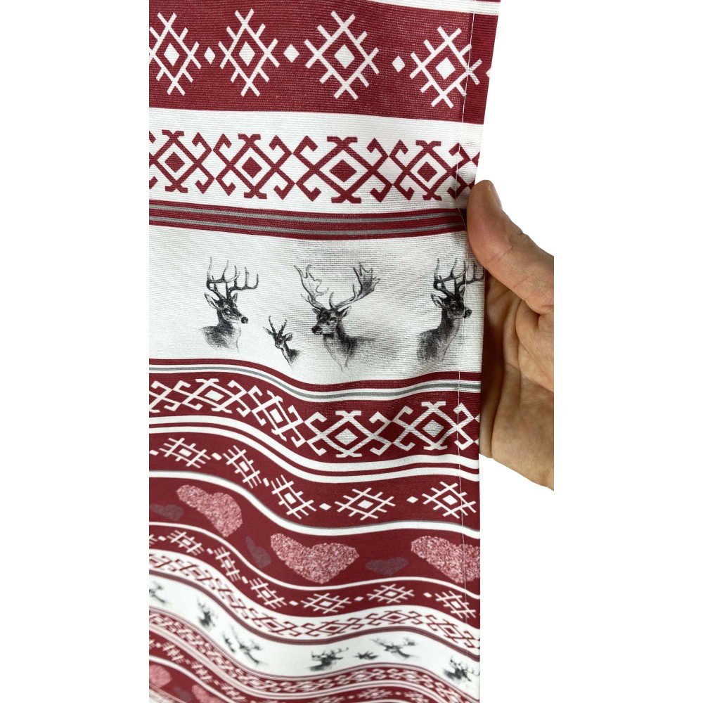 TENDINA vetro MODERNA larga 45 o 60 o 80 CERVINO ROSSO Made in Italy