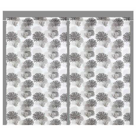 TENDINA verre MODERNA large 45 ou 60 ou 80 CORALLI BEIGE mélangé lin Made in Italy