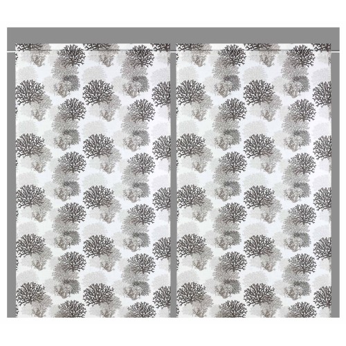 TENDINA verre MODERNA large 45 ou 60 ou 80 CORALLI BEIGE mélangé lin Made in Italy
