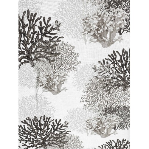 TENDINA vetro MODERNA larga 45 o 60 o 80 CORALLI BEIGE misto lino Made in Italy