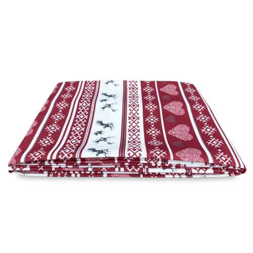 TELO ARREDO copritutto GRAN FOULARD COPRILETTO copridivano CERVINO ROSSO