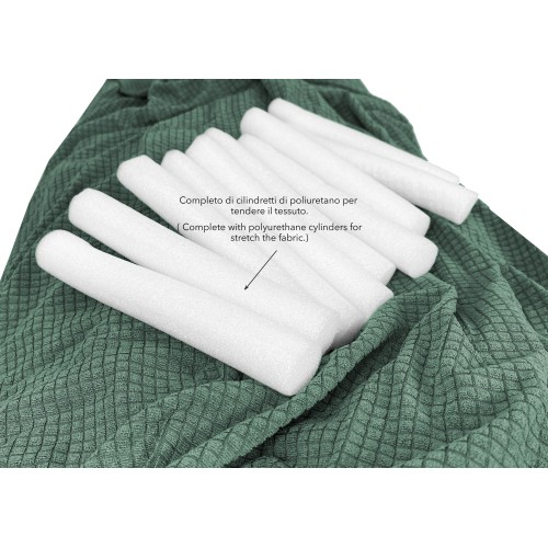 STRETCH SOFA BEZUG ATHEN universal GRÜN bi-elastisch
