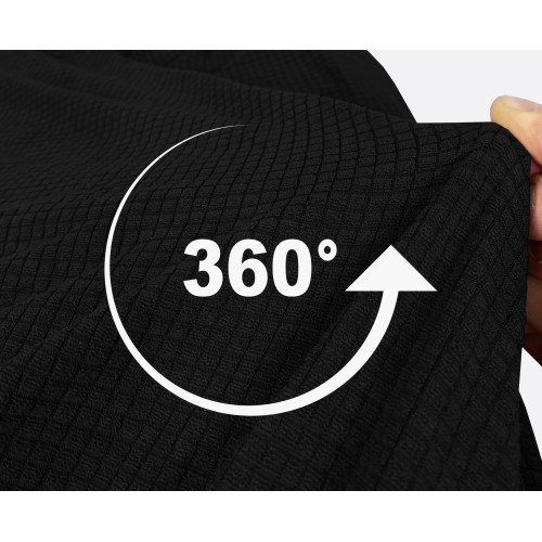 COPRIDIVANO elasticizzato ATENE universale NERO bielastico