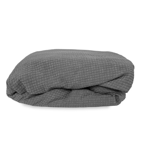 Couverture de canapé extensible ATHÈNES universel GRIS biélastique