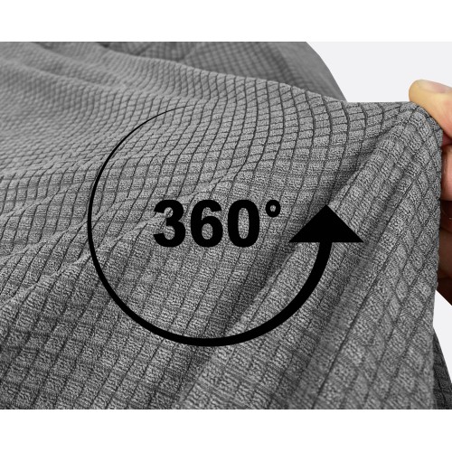 STRETCH SOFA COVER ATHENS universal GREY bi-elastic