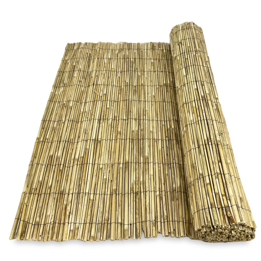 ARELLA PRIVACY Premium © en bambou CANNICCIO arelle CANNE diamètre jusqu’à 1 cm. pour RECINZIONE ombre en 8 MESURES