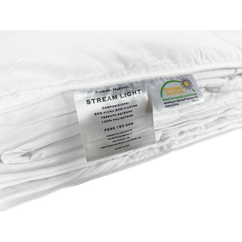 OCA Stream Light Summer Down Jacket 150 GR. 80% GOOSE DOWN 20% GOOSE DOWN White