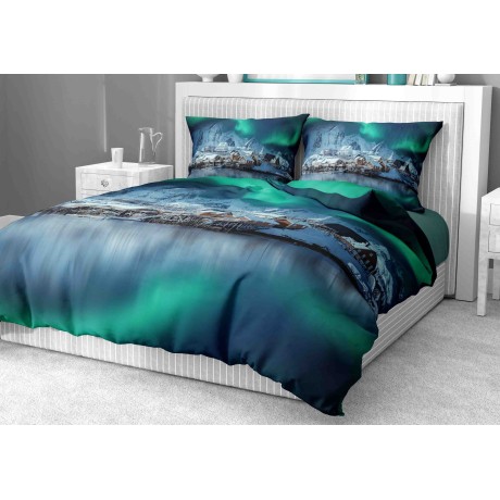 DUVET COVER SATELLO HD AURORA BOREALIS Double cm. 250x200 mm