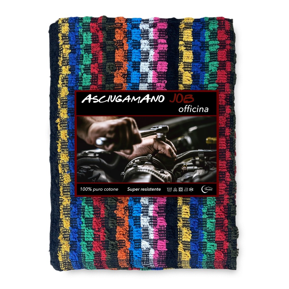 Set asciugamani in spugna di puro cotone