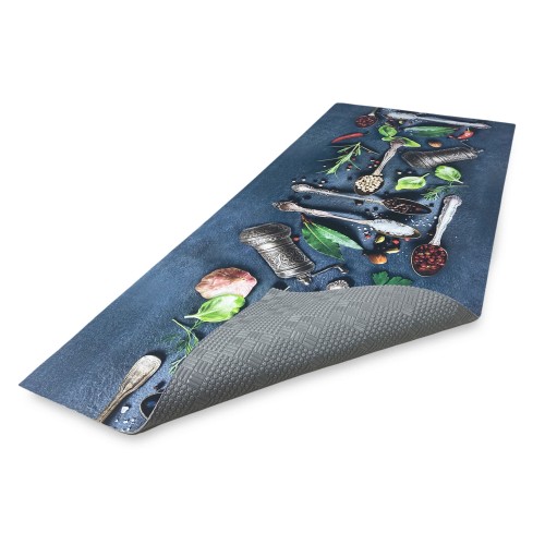 RUG Kitchen runner Non-slip runner SPOONS and SPICES made in Italy