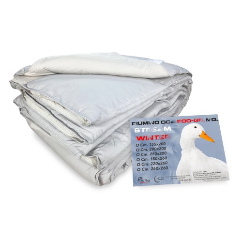 DOWN QUILT OCA Stream 500 GR. 80% GOOSE FEATHER 20% GOOSE DOWN TWO-TONE