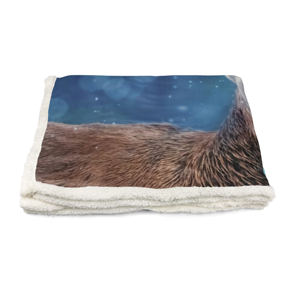 PLAID FLEECEDECKE SHERPA FANTASY HD HIRSCH