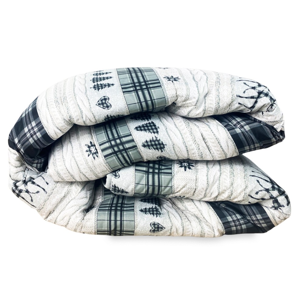 QUILT BOW © TYROLEAN gris COASSOLO hiver made in Italy