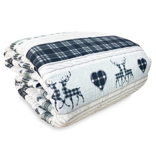 QUILT © BOW COASSOLO grau TIROLER Winter made in Italy