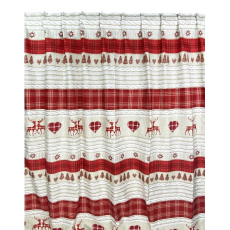 TIENDA TIROLESA COASSOLO ROJO en estilo montaña CM. 150X280 hecho en italia 2