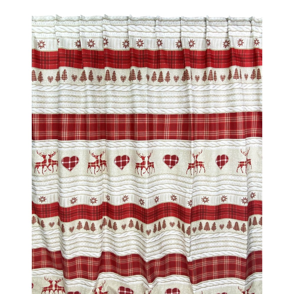 TIENDA TIROLESA COASSOLO ROJO en estilo montaña CM. 150X280 hecho en italia
