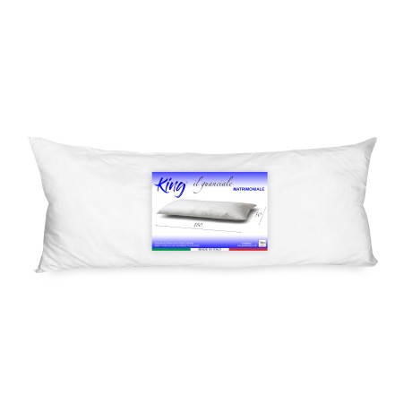 ALMOHADA KING COJÍN DE CAMA DOBLE cm. 180 MIS. CM. 50 X 180 2