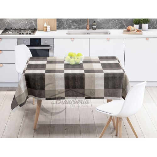 FILECLOTH © aus wasserabweisendem, kunststoffbeschichtetem PVC MODERN braun made in Italy
