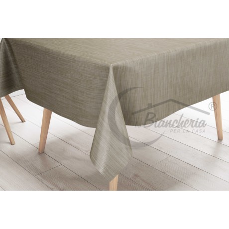 MANTEL LIMA © de lona encerada plastificada hidrófuga en PVC UNITED BEIGE fabricado en Italia