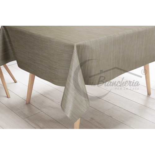 MANTEL LIMA © de lona encerada plastificada hidrófuga en PVC UNITED BEIGE fabricado en Italia