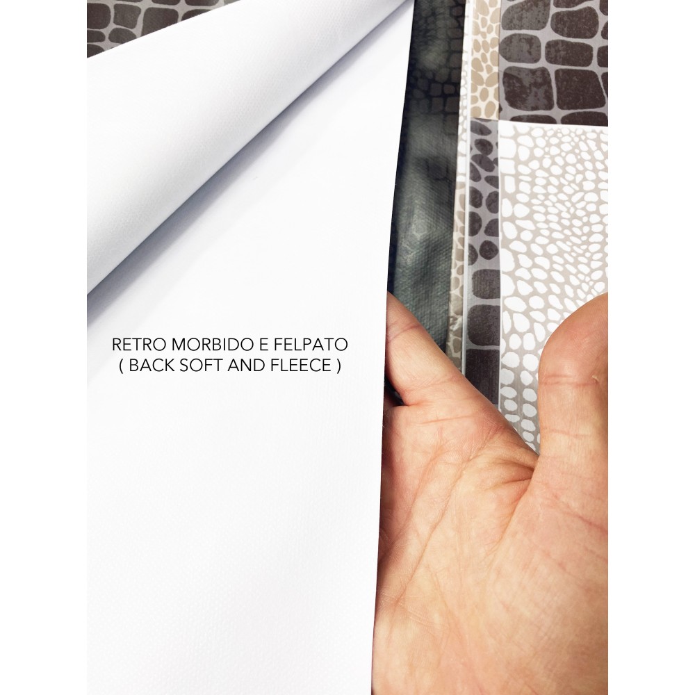 FILECLOTH © aus wasserabweisendem, kunststoffbeschichtetem PVC MODERN braun made in Italy