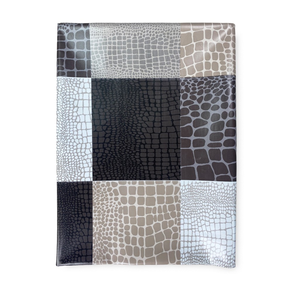 TOVAGLIA LIMA © in TELA CERATA plastificata LAVABILE idrorepellente in PVC MODERN marrone made in Italy