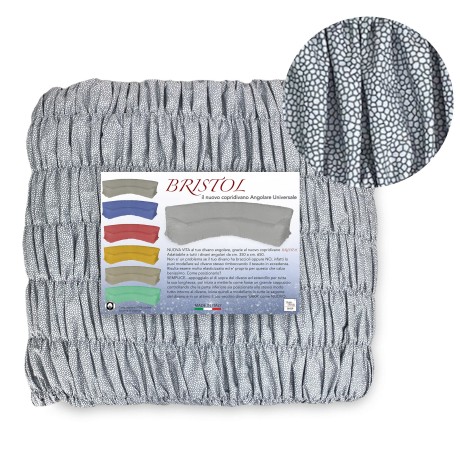 Universal Corner Sofa Cover Grey