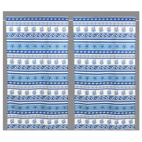 TENDINA vetro MODERNA larga 45 o 60 o 80 GRECIA BLU Made in Italy