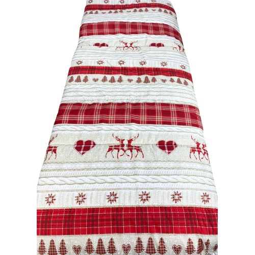 QUILT BOW © TYROLEAN RED COASSOLO hiver made in Italy