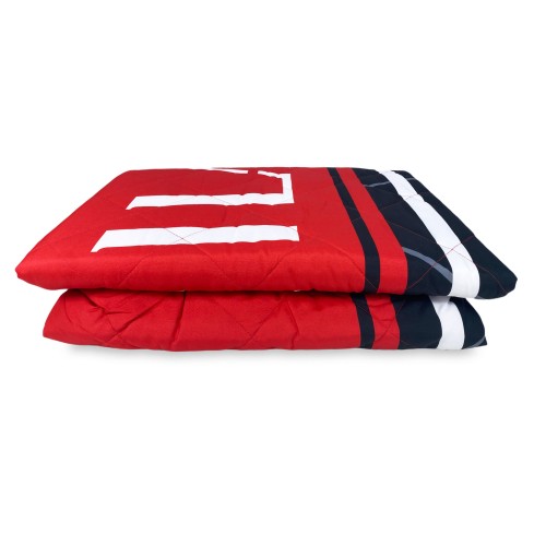 Couvre-lit simple A. C. Milan original légèrement matelassé