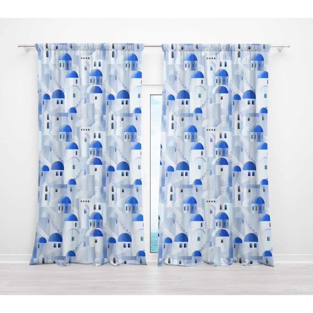 SANTORINI TENT blue cm.150X280 made MADE in ITALY
