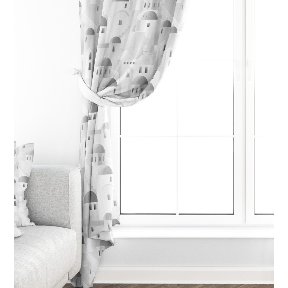 TIENDA SANTORINI gris cm.150X280 hecho MADE in ITALY