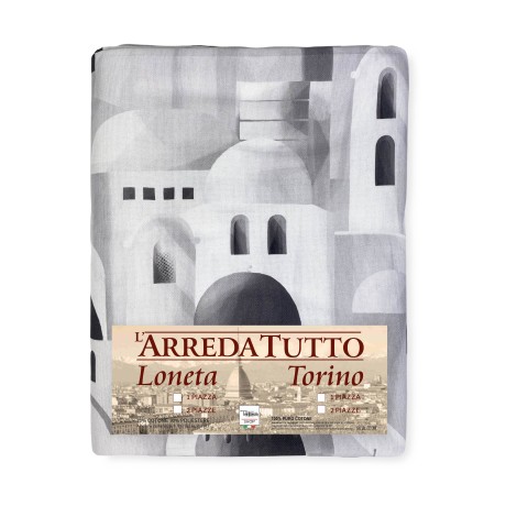 Santorini Grey Fabric