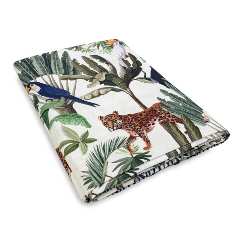 TELO ARREDO copritutto GRAN FOULARD COPRILETTO copridivano GIUNGLA