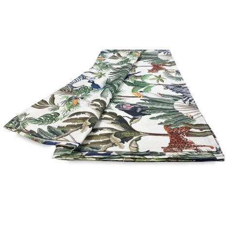 TELO ARREDO copritutto GRAN FOULARD COPRILETTO copridivano GIUNGLA