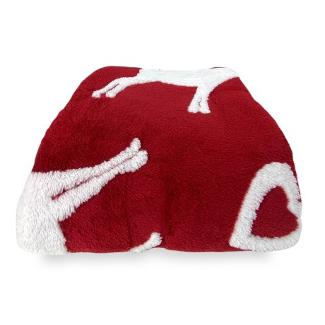 plaid avec cerf de Noël 2