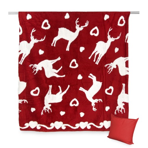 Christmas deer plaid