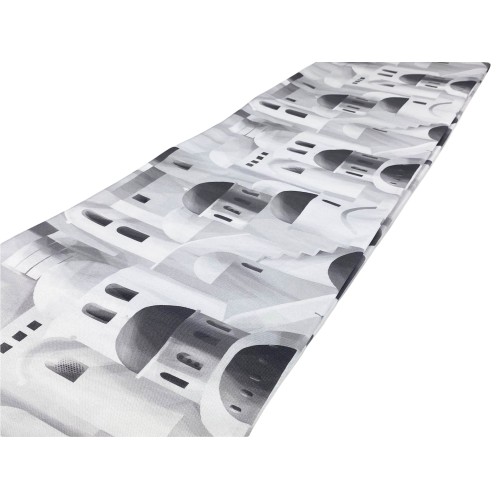 NAPPE COTON design SANTORINI gris made in Italy