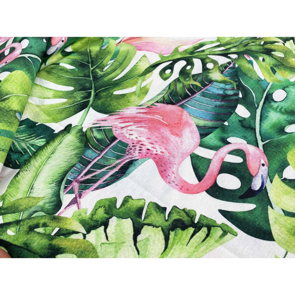 COTTON TABLECLOTH flamingo flamingo design made in Italy