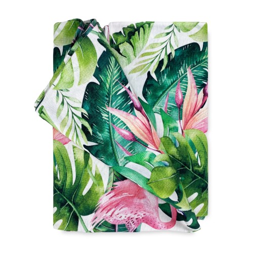 COTTON TABLECLOTH flamingo flamingo design made in Italy