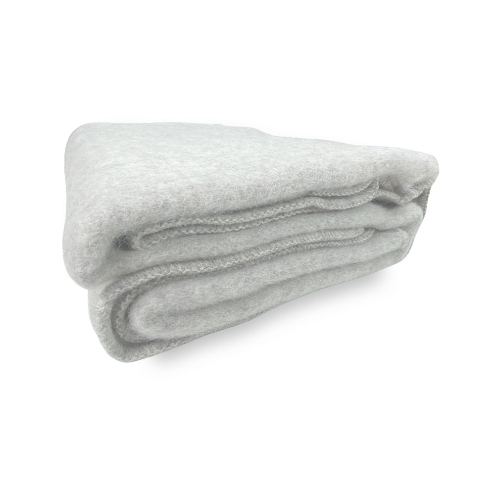 ICELAND BLANKET aus echter reiner Schurwolle weich und warm BEIGE Melange