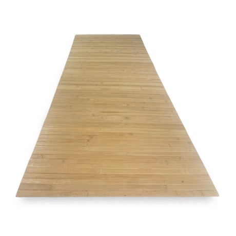 ALFOMBRA DE © COCINA AMADERADA en madera MIEL DE BAMBÚ MACIZA todos los tamaños