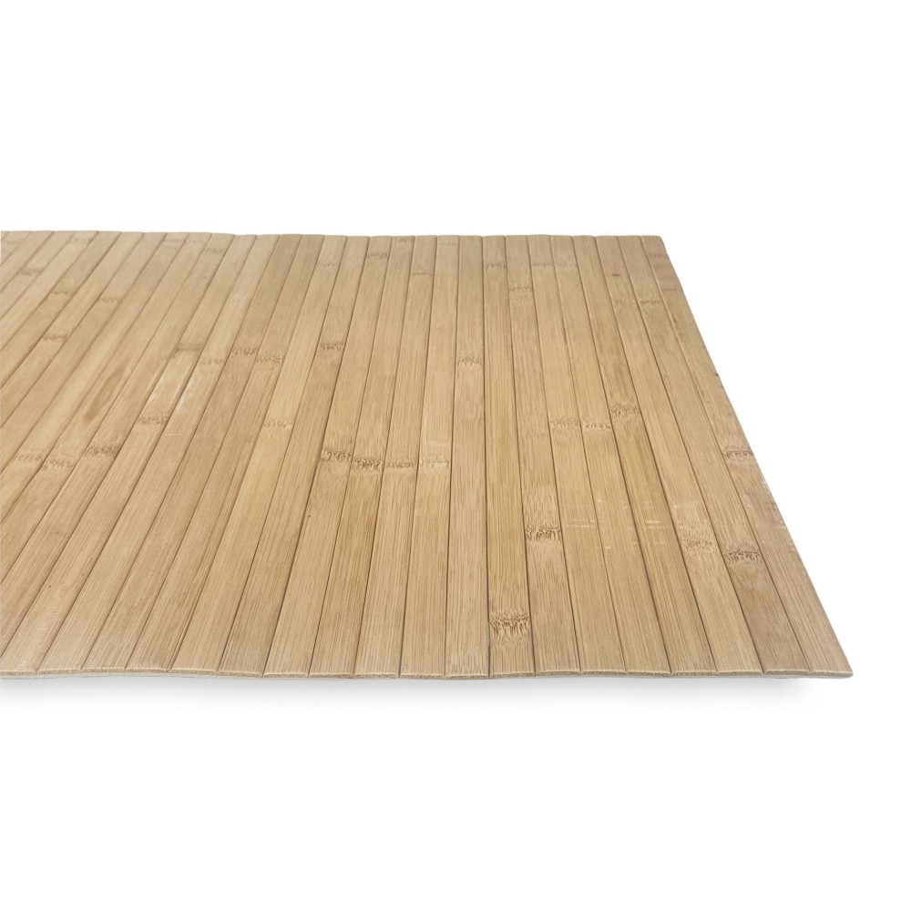 WOODY © KITCHEN RUG in wood SOLID BAMBOO HONEY all sizes