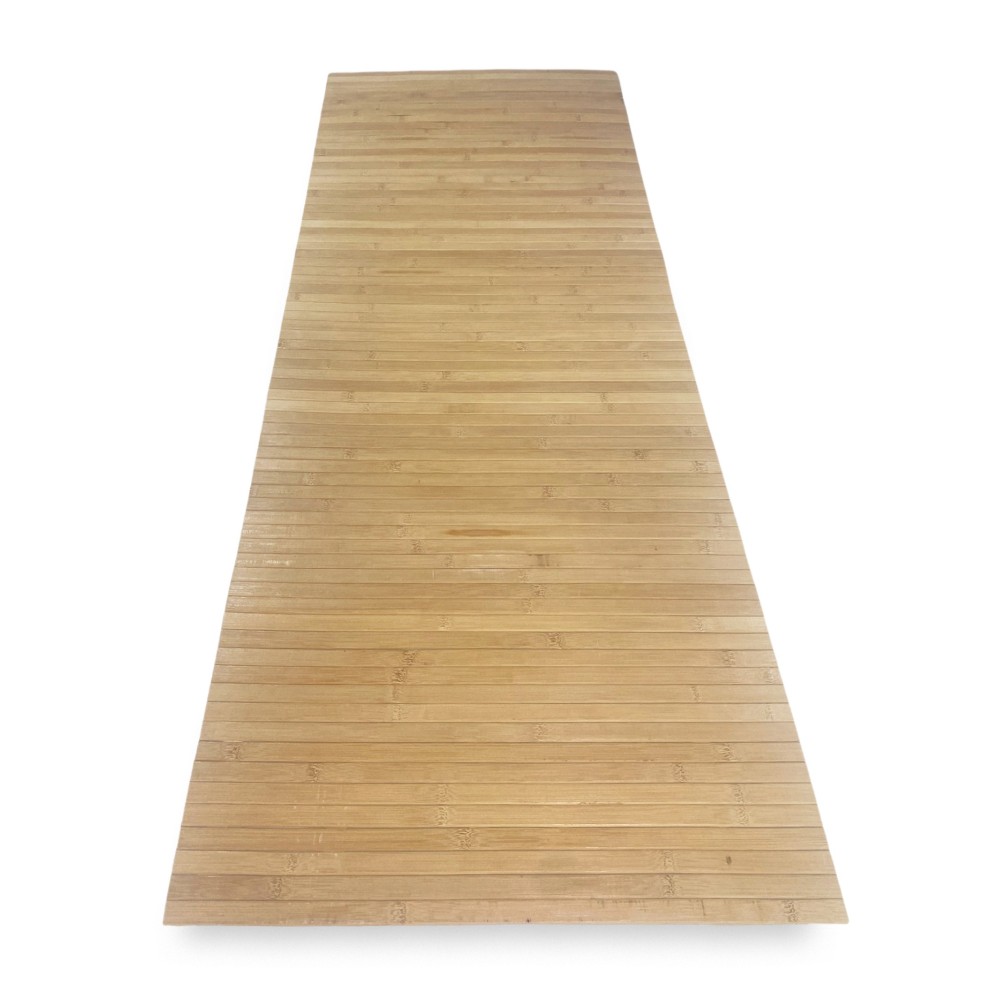 TAPPETO cucina WOODY © IN legno BAMBOO UNITO MIELE tutte le misure