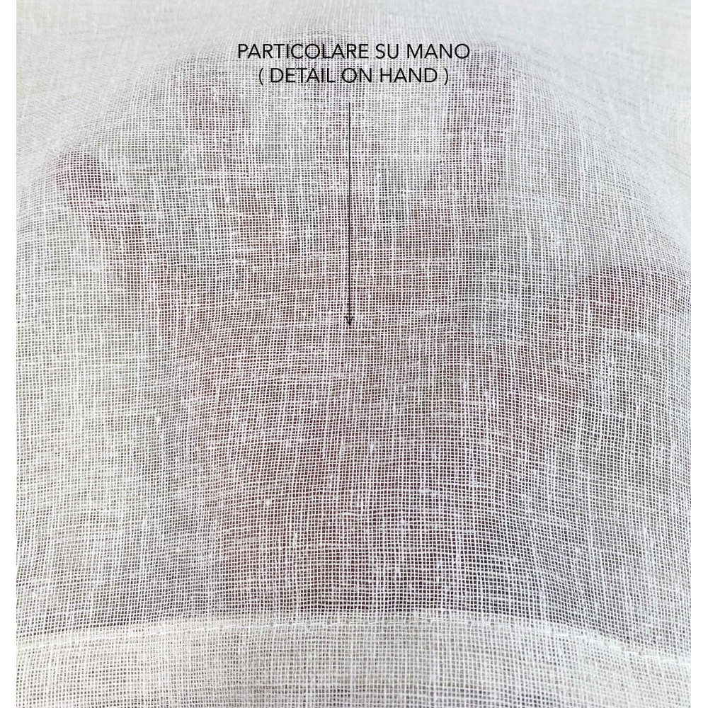 Coppia Tendine Vetro SIMPLY Beige – Poliestere Bouclè Semitrasparente