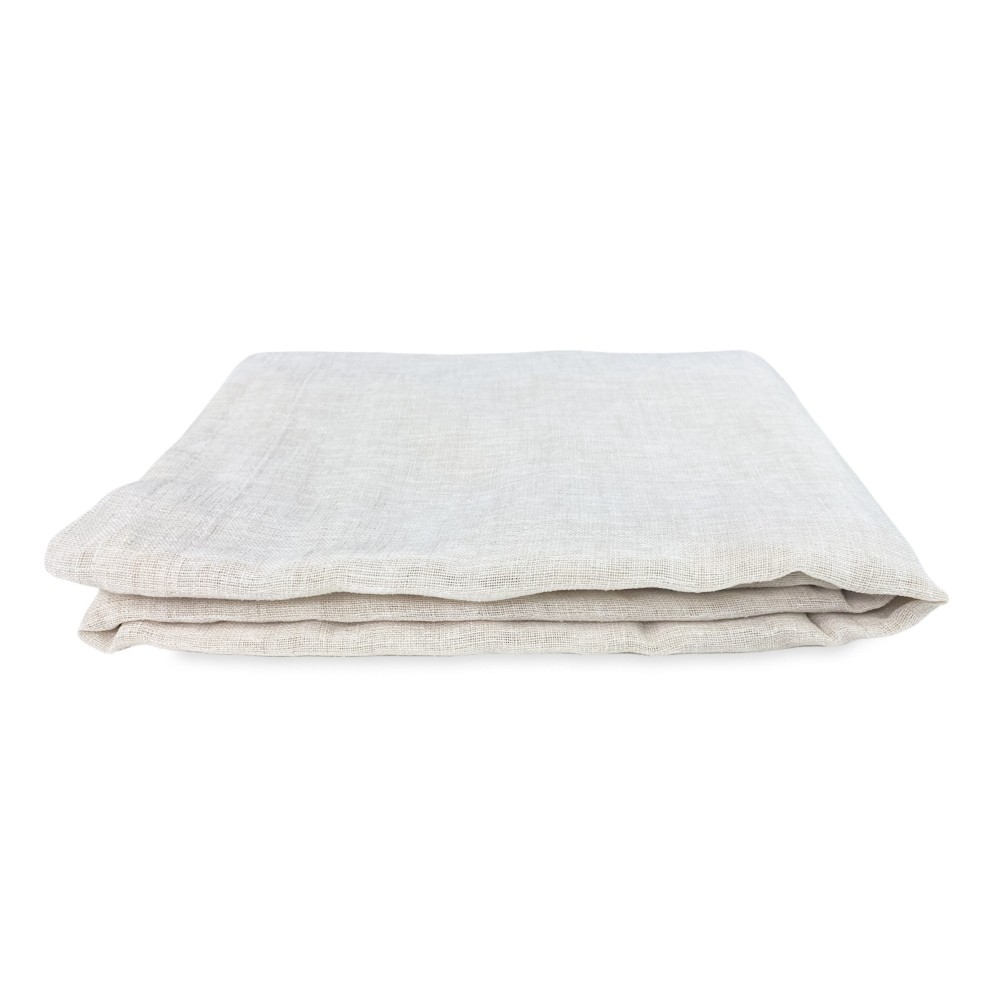 Coppia Tendine Vetro SIMPLY Beige – Poliestere Bouclè Semitrasparente