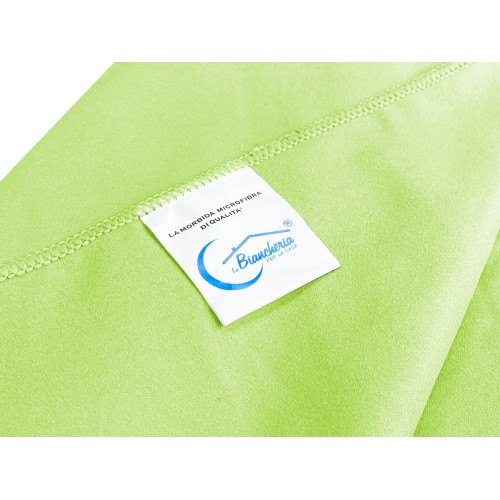 ACID GREEN MIKROFASER Handtuch SET 1+1 Gesicht und Gast